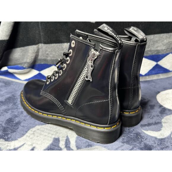 RARE Dr. Martens 1460 Zip Boots Men’s 7 Women’s 8 SOLD OUT Dual Zip Lace-Up NEW - Picture 7 of 16
